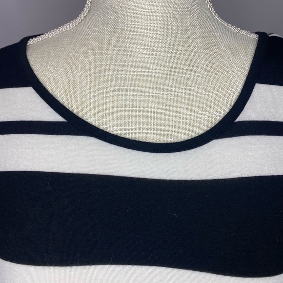 Cable & Gauge Black/White Striped Shirt - Picture 2 of 6